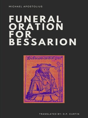 cover image of Funeral Oration for Bessarion